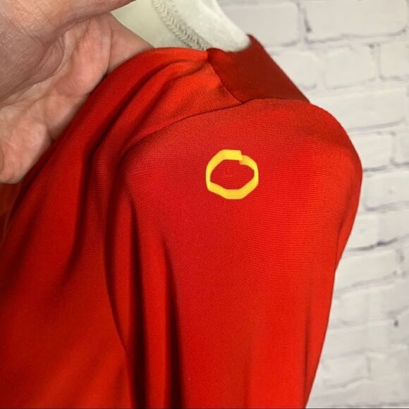 Nine West Red cowl neck draped long sleeve dress - Picture 9 of 13